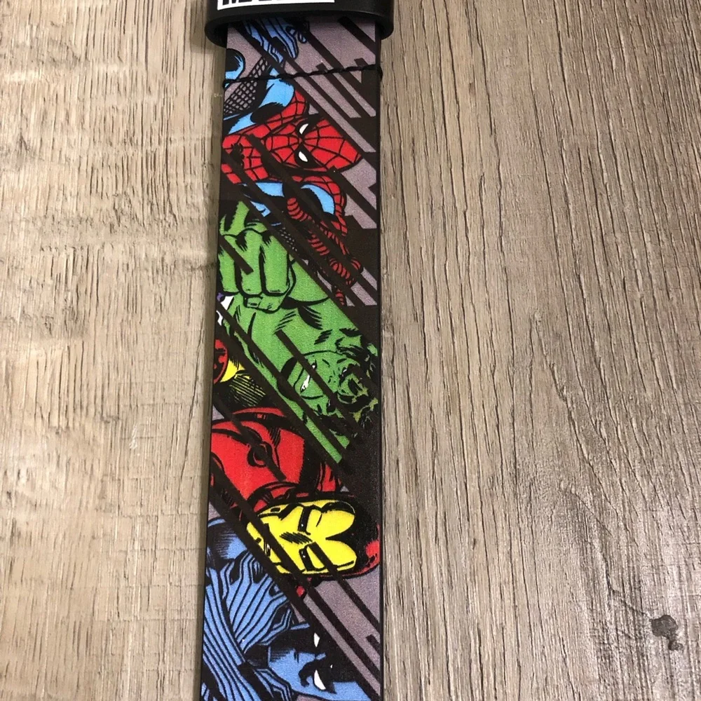 Marvel Red and Black Super heroes Belt with tags